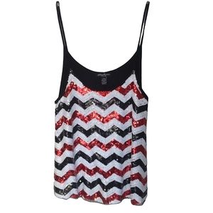 Streetwear Society sequinned tank top size L/G